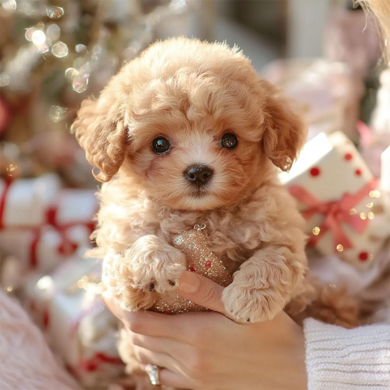 2025 New Robot Dog, Robotic Puppy Toys, Realistic Smart Cotton Plush Toy Dog for Adults That Acts Like a Real Puppies Walking Barking Tail Wagging Interactive Companion (Dog B)
