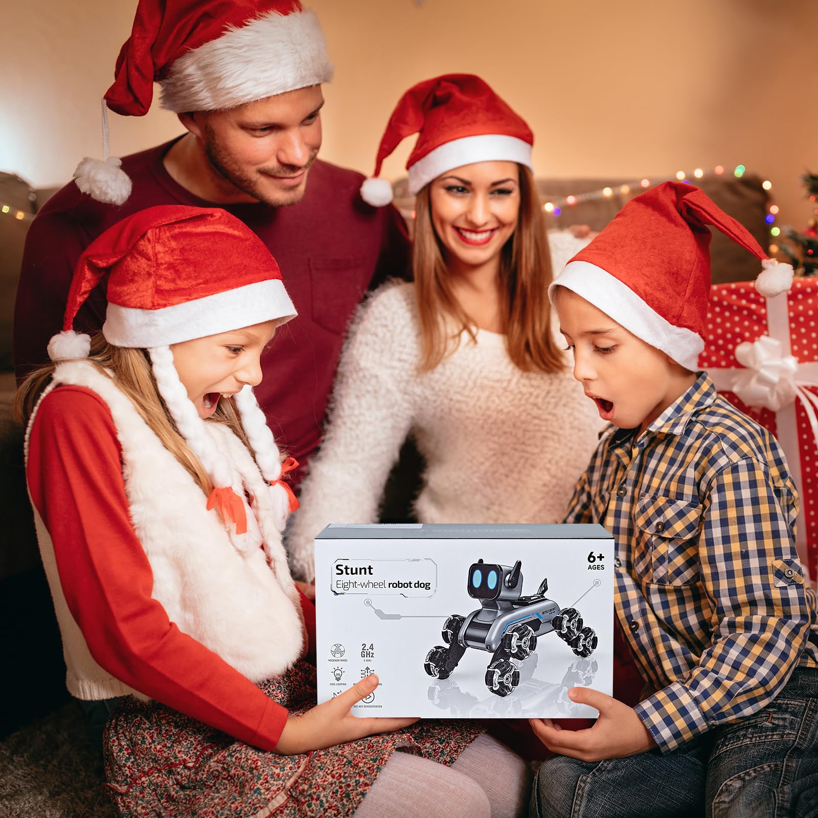 8WD Gesture Sensing Stunt Robot Dog RC Car Toys for Ages 8-13 Boys| Robot Toys for 6 7 8 9 10 11 12 13 Year Old Kids Birthday Gift, Outdoor & Indoor
