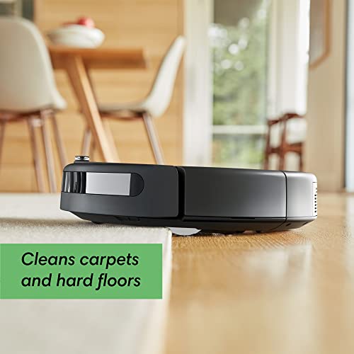 iRobot Roomba Robot Vacuum and Mop Combo (Y0140) - Vacuums & mops, Easy to use, Power-Lifting Suction, Multi-Surface Floors, Smart Navigation, Cleans in Neat Rows, Self-Charging, Bagless, Space-Saving