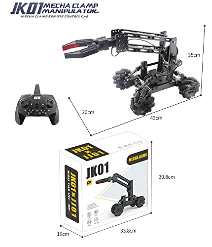 VANLINNY Robotic Arm Kit, Science Kits for Kids Age 8-12, 2-in-1 Stem Toys for Boys Girls -Robot Arm for Kids 12-16, Education Projects Set Gifts for 8+ Years Old Teens, Building Experiment Robotics