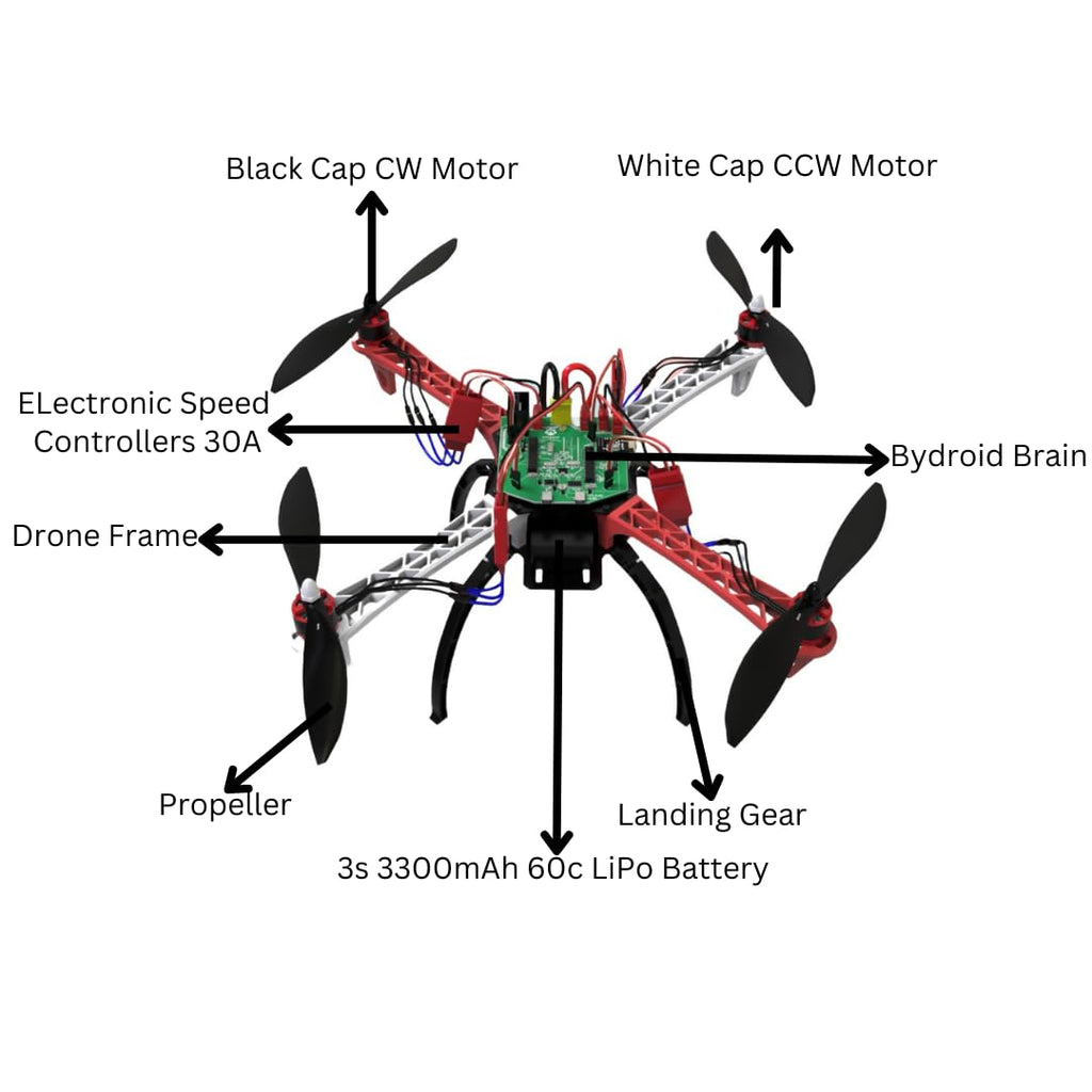 Educational DIY STEM Drone Kit, 80+ Parts, Learn Robotics, Coding & Mechanical Design| Build your drone at home with easy assembly and Interactive Block Coding