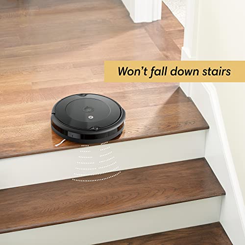 iRobot Roomba Robot Vacuum and Mop Combo (Y0140) - Vacuums & mops, Easy to use, Power-Lifting Suction, Multi-Surface Floors, Smart Navigation, Cleans in Neat Rows, Self-Charging, Bagless, Space-Saving