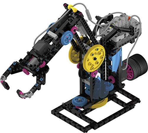 Thames & Kosmos Robotics Workshop with Micro:Bit STEM Experiment Kit, Creative, Educational Coding & Programming Curriculum for Home & School Use, Utilizes MakeCode App to Learn Python, Javascript