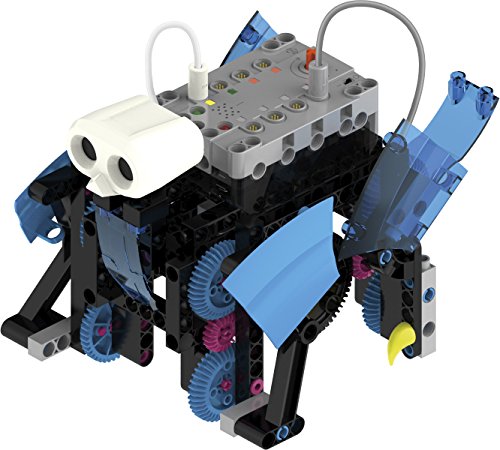 Thames & Kosmos Robotics Workshop with Micro:Bit STEM Experiment Kit, Creative, Educational Coding & Programming Curriculum for Home & School Use, Utilizes MakeCode App to Learn Python, Javascript
