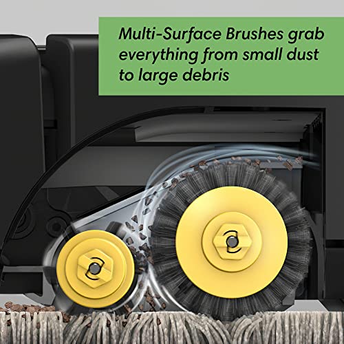 iRobot Roomba Robot Vacuum and Mop Combo (Y0140) - Vacuums & mops, Easy to use, Power-Lifting Suction, Multi-Surface Floors, Smart Navigation, Cleans in Neat Rows, Self-Charging, Bagless, Space-Saving
