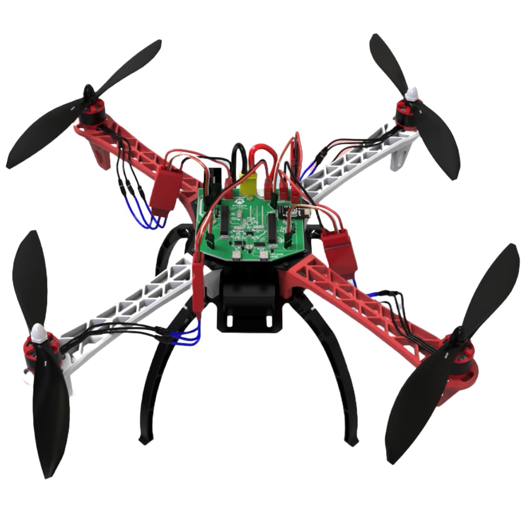Educational DIY STEM Drone Kit, 80+ Parts, Learn Robotics, Coding & Mechanical Design| Build your drone at home with easy assembly and Interactive Block Coding