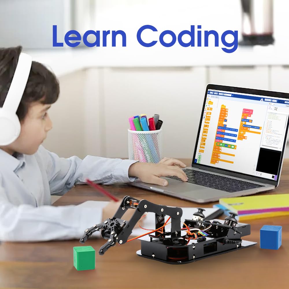 STEM Robotics Science Kits for Adults, ESP8266 Spider Robot Building Kit, App Remote Control, Walking Crawling Fun Educational Toy for 12 + Year Old Boys, Girls, Teens, Adults Unique Gifts