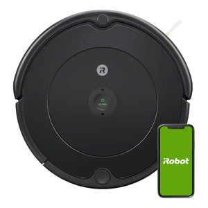 iRobot Roomba Robot Vacuum and Mop Combo (Y0140) - Vacuums & mops, Easy to use, Power-Lifting Suction, Multi-Surface Floors, Smart Navigation, Cleans in Neat Rows, Self-Charging, Bagless, Space-Saving