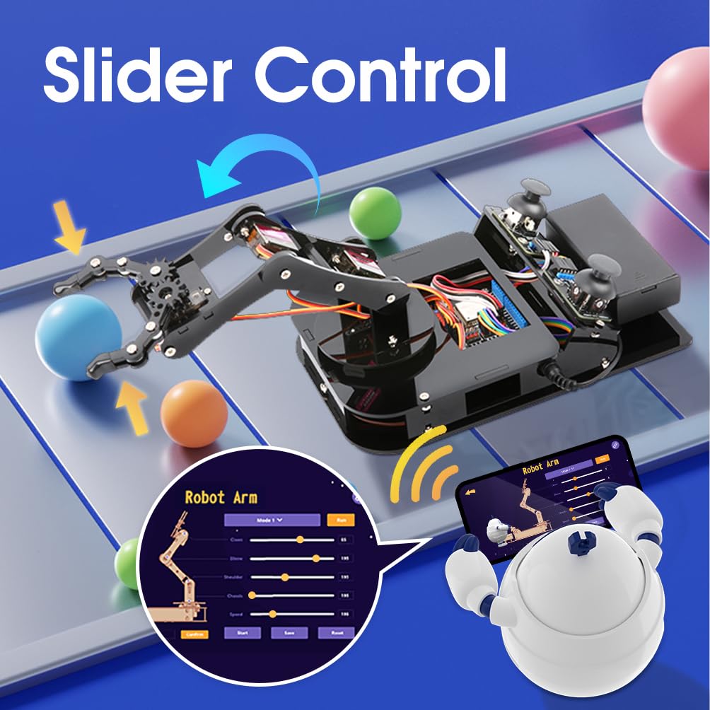 STEM Robotics Science Kits for Adults, ESP8266 Spider Robot Building Kit, App Remote Control, Walking Crawling Fun Educational Toy for 12 + Year Old Boys, Girls, Teens, Adults Unique Gifts