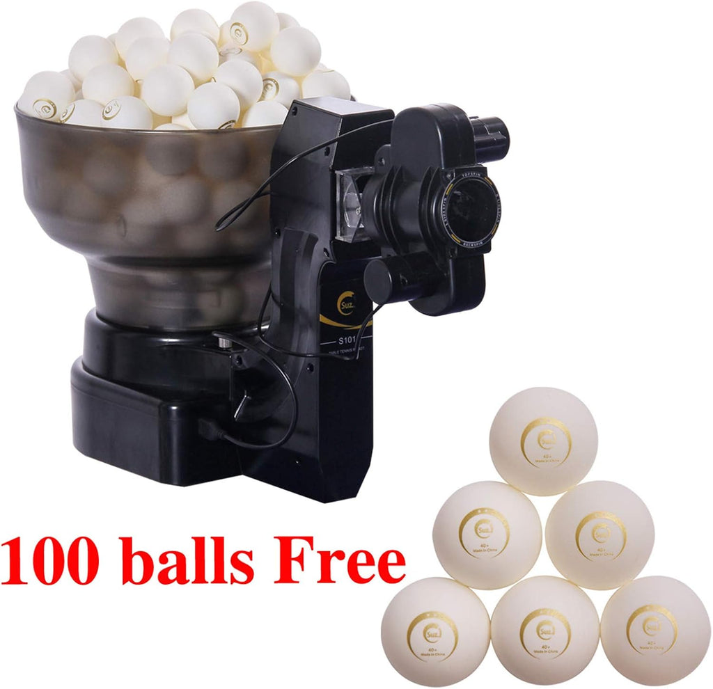 Suz Automatic Table Tennis Robot Machine S101 with 40mm+ Balls