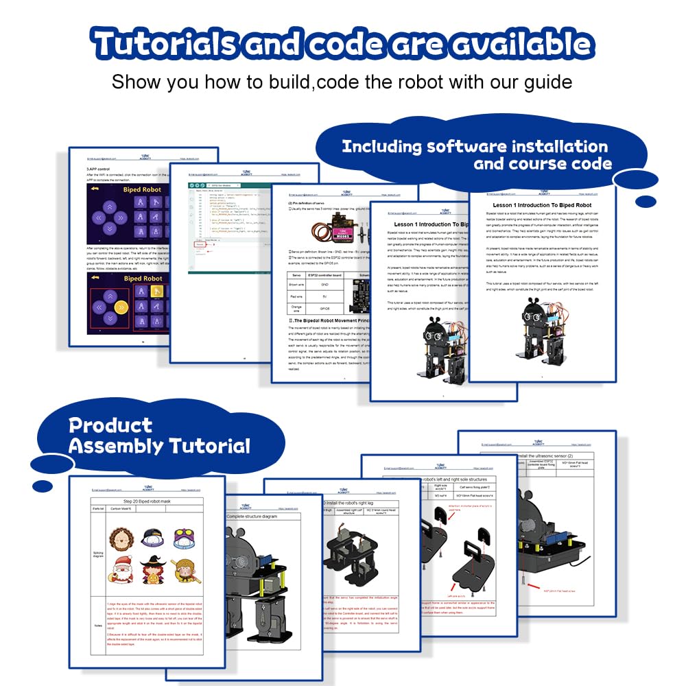 STEM Robotics Science Kits for Adults, ESP8266 Spider Robot Building Kit, App Remote Control, Walking Crawling Fun Educational Toy for 12 + Year Old Boys, Girls, Teens, Adults Unique Gifts