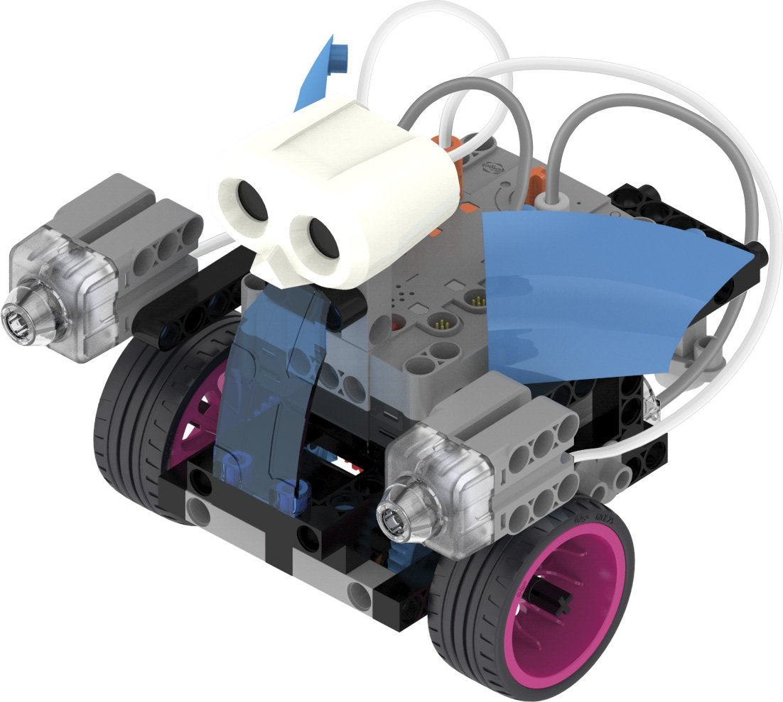 Thames & Kosmos Robotics Workshop with Micro:Bit STEM Experiment Kit, Creative, Educational Coding & Programming Curriculum for Home & School Use, Utilizes MakeCode App to Learn Python, Javascript