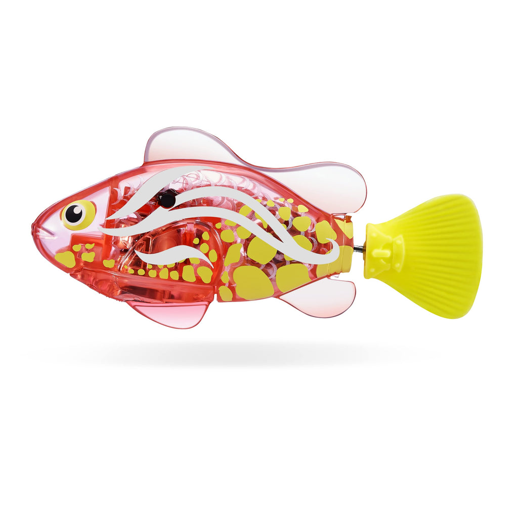 Robo Alive Robo Fish Robotic Swimming Fish (Teal + Orange) by ZURU Water Activated, Changes Color, Comes with Batteries, Amazon Exclusive (2 Pack) Series 3