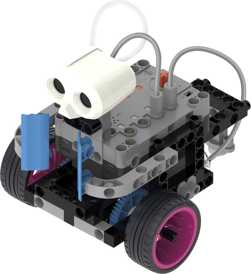 Thames & Kosmos Robotics Workshop with Micro:Bit STEM Experiment Kit, Creative, Educational Coding & Programming Curriculum for Home & School Use, Utilizes MakeCode App to Learn Python, Javascript
