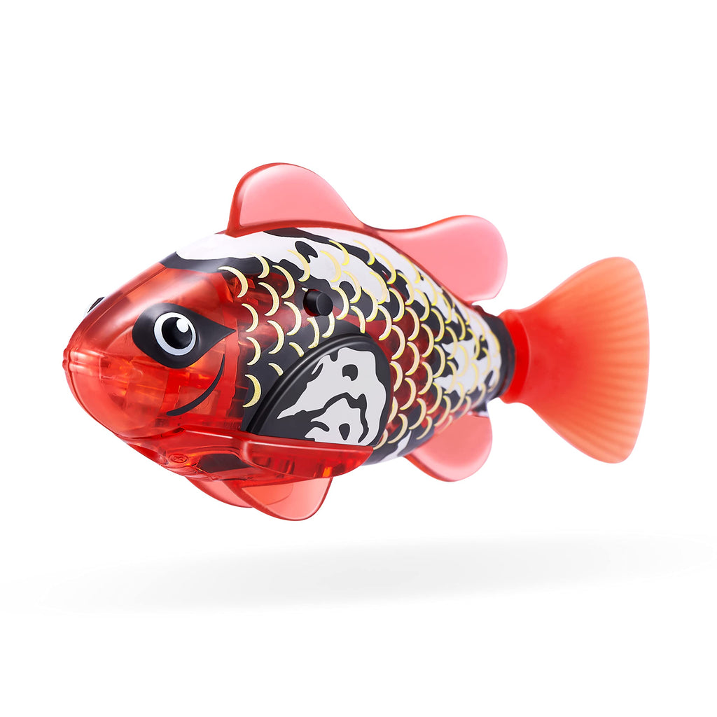 Robo Alive Robo Fish Robotic Swimming Fish (Teal + Orange) by ZURU Water Activated, Changes Color, Comes with Batteries, Amazon Exclusive (2 Pack) Series 3