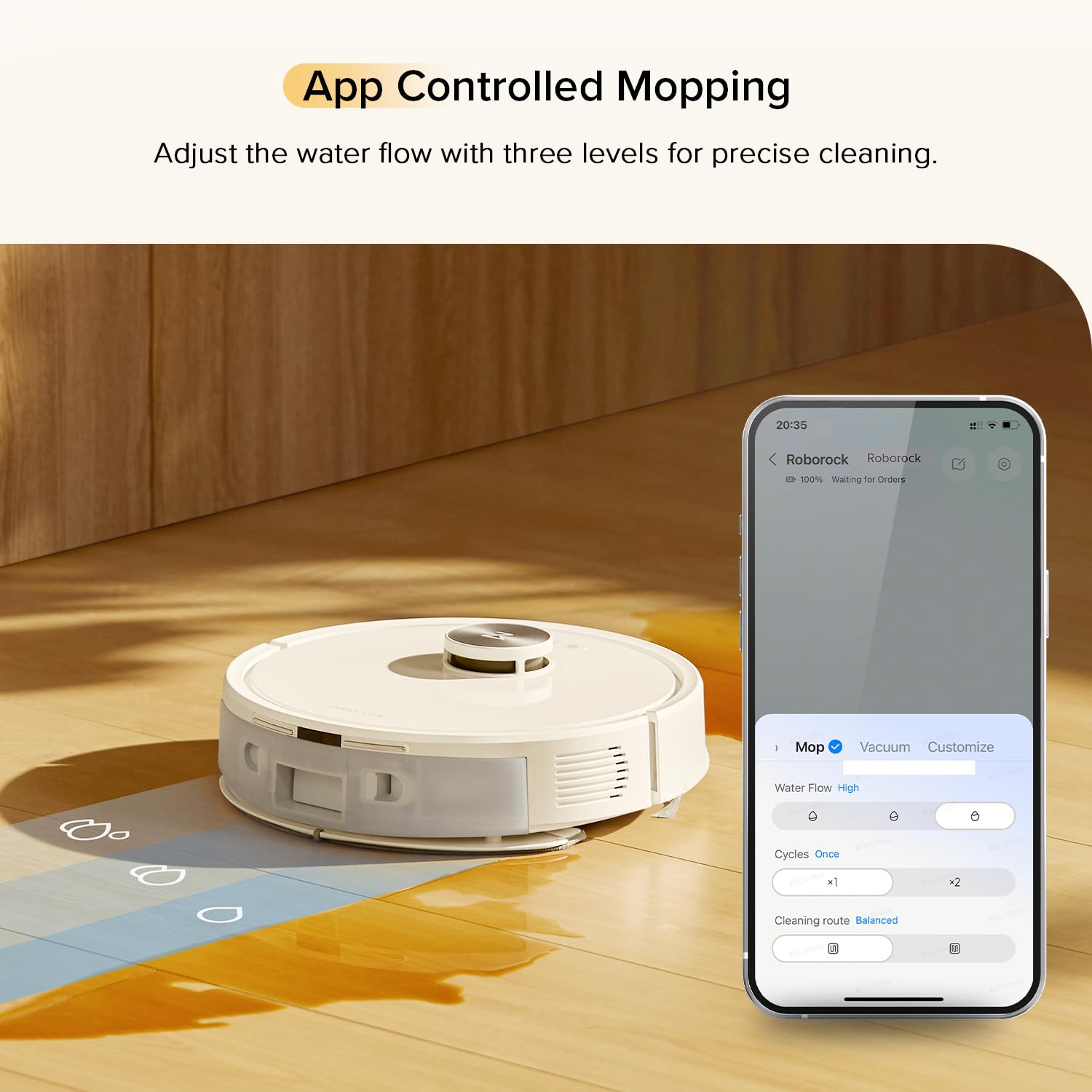 roborock Q7 M5+ Robot Vacuum and Mop, Upgraded from Q5 Max+, 7 Weeks Self-Emptying, 10000Pa Suction, Dual Anti-Tangle System, for Pet Hair & Carpet, PreciSense LiDAR Navigation, App Control, White