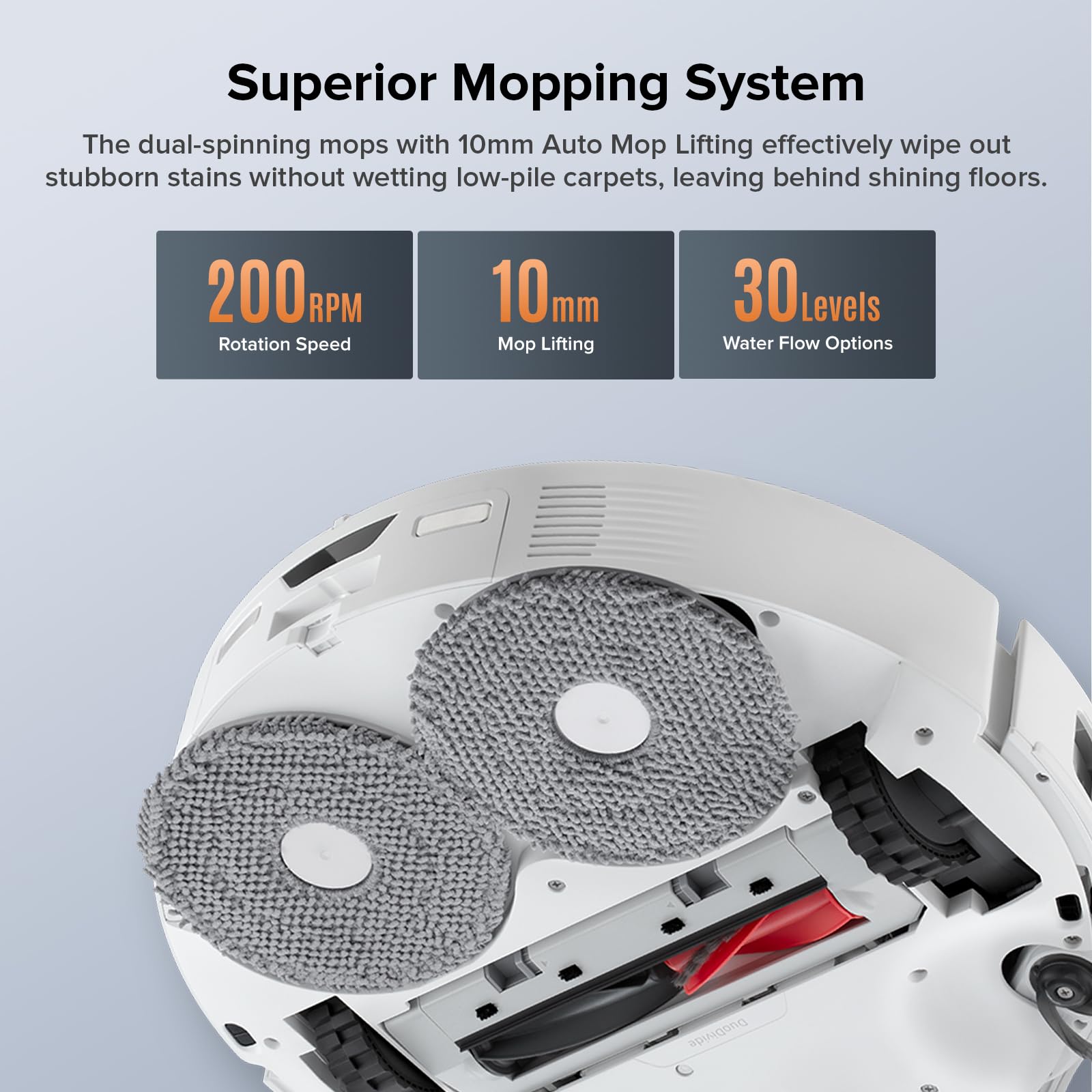 Roborock Qrevo Edge S5A Robot Vacuum and Mop, 18,500Pa, Zero-Tangling, DuoDivide Main Brush, FlexiArm Side Brush, Hot Water Mop Washing & Self-Cleaning, Warm Air Drying, Self-Emptying, Black