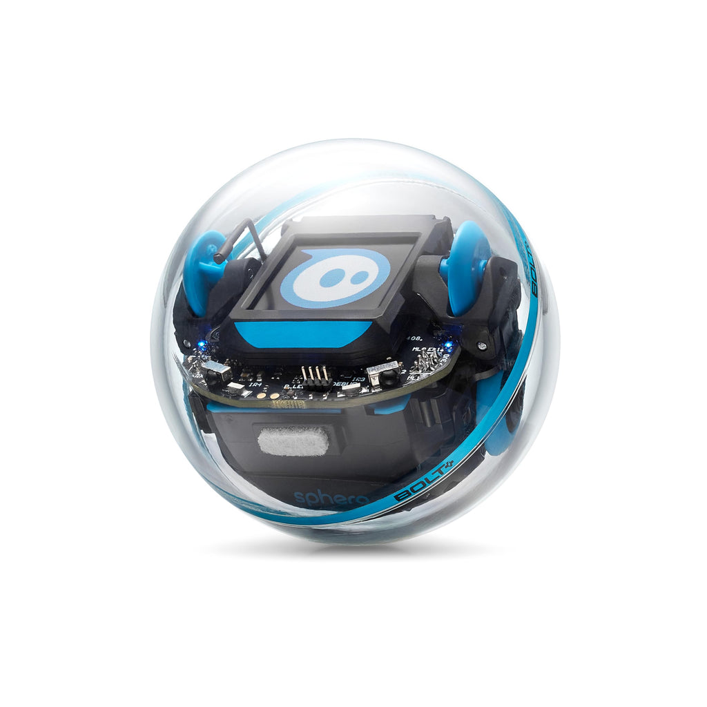 Sphero Bolt - Coding Robot Ball - Beginner to Advanced Programming - Ages 8+ - Learn to Code 3 Ways: Draw, Blocks, Javascript - Programmable Sensors - LED Matrix - Durable and Waterproof Design