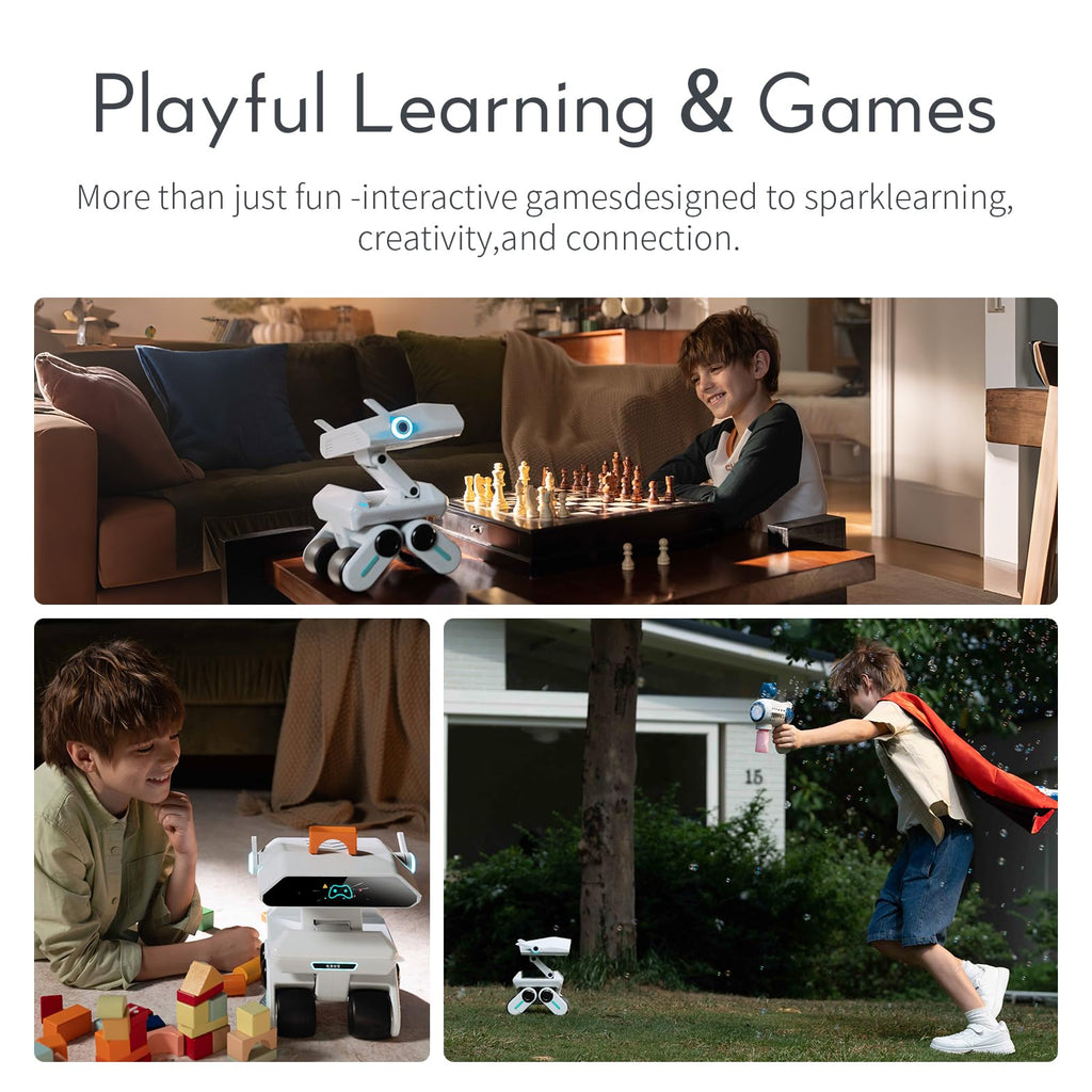 X-Origin YONBO AI Companion Robot with Emotion Detection, Smart Environment Recognition, Interruptible Conversations, ChatGPT Assistant, Family Recognition, Long-Term Memory, Rich Expressions