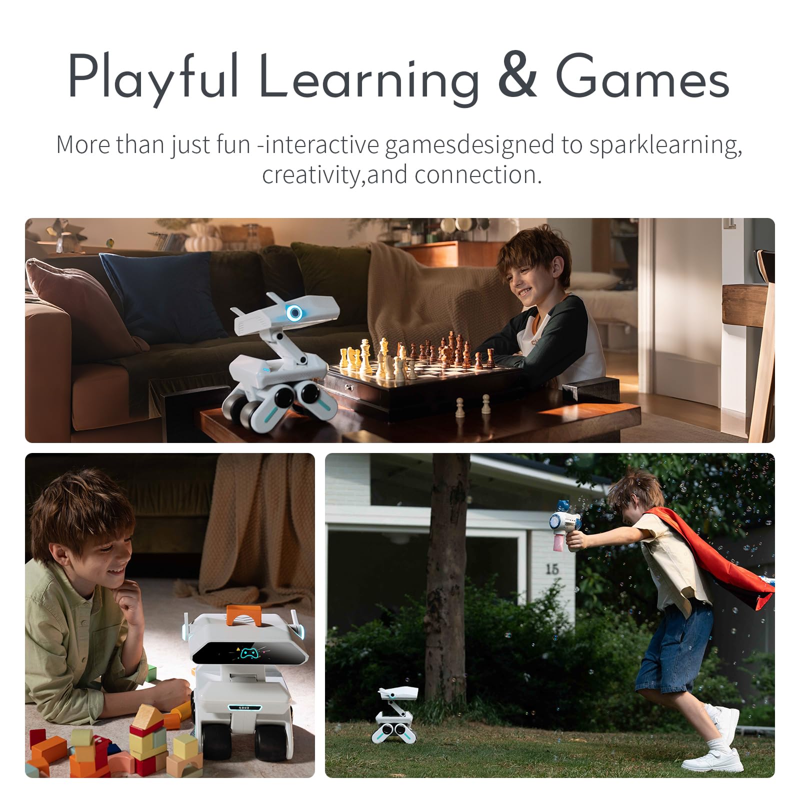 X-Origin YONBO AI Companion Robot with Emotion Detection, Smart Environment Recognition, Interruptible Conversations, ChatGPT Assistant, Family Recognition, Long-Term Memory, Rich Expressions