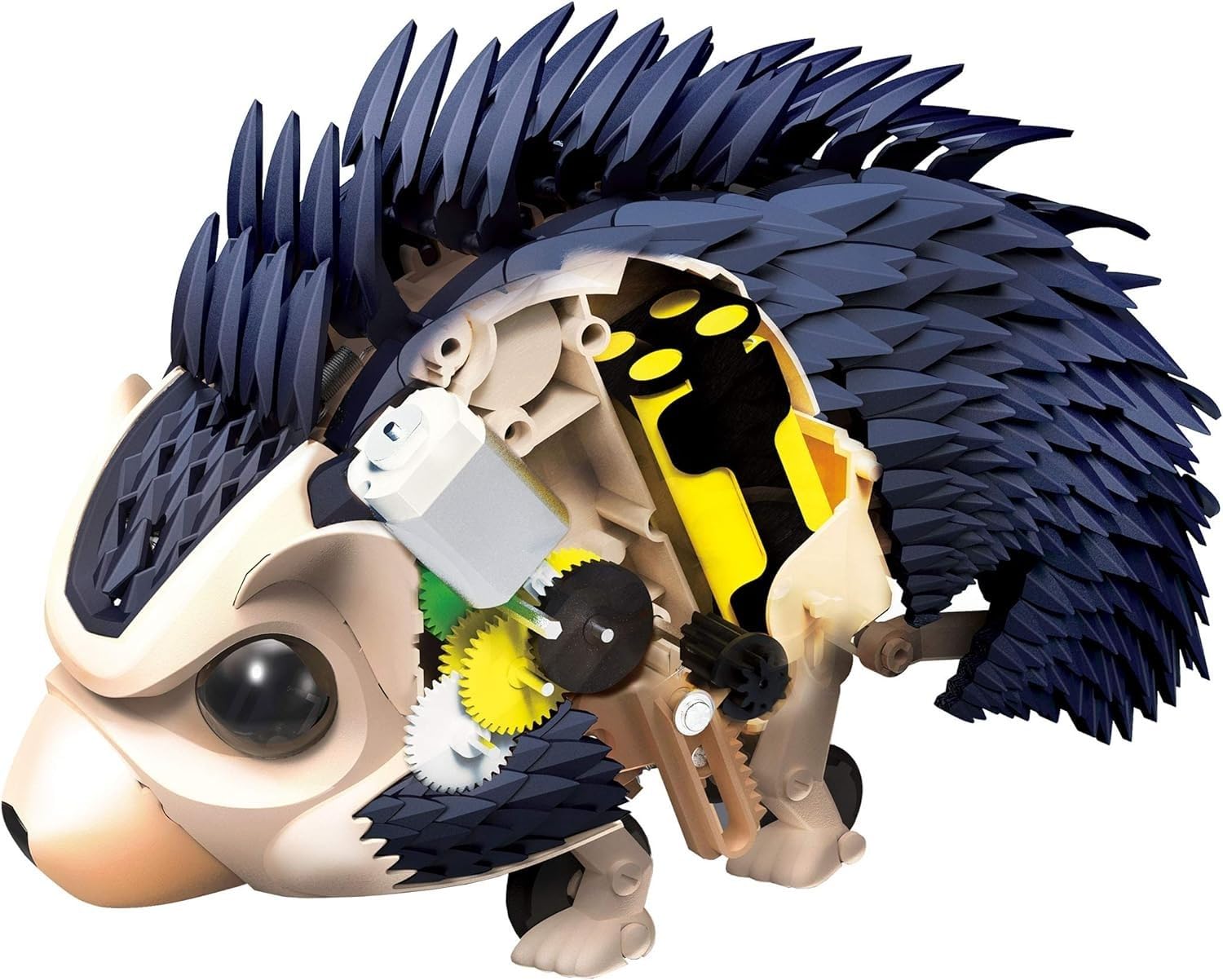 Thames & Kosmos My Robotic Pet - Tumbling Hedgehog | Build Your Own Sound Activated Tumbling, Rolling, Scurrying Pet | STEM Experiment Kit | Toy of The Year Award Finalist