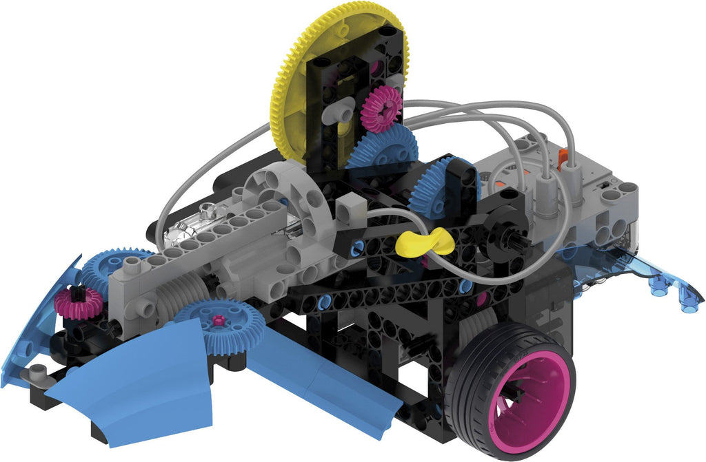 Thames & Kosmos Robotics Workshop with Micro:Bit STEM Experiment Kit, Creative, Educational Coding & Programming Curriculum for Home & School Use, Utilizes MakeCode App to Learn Python, Javascript