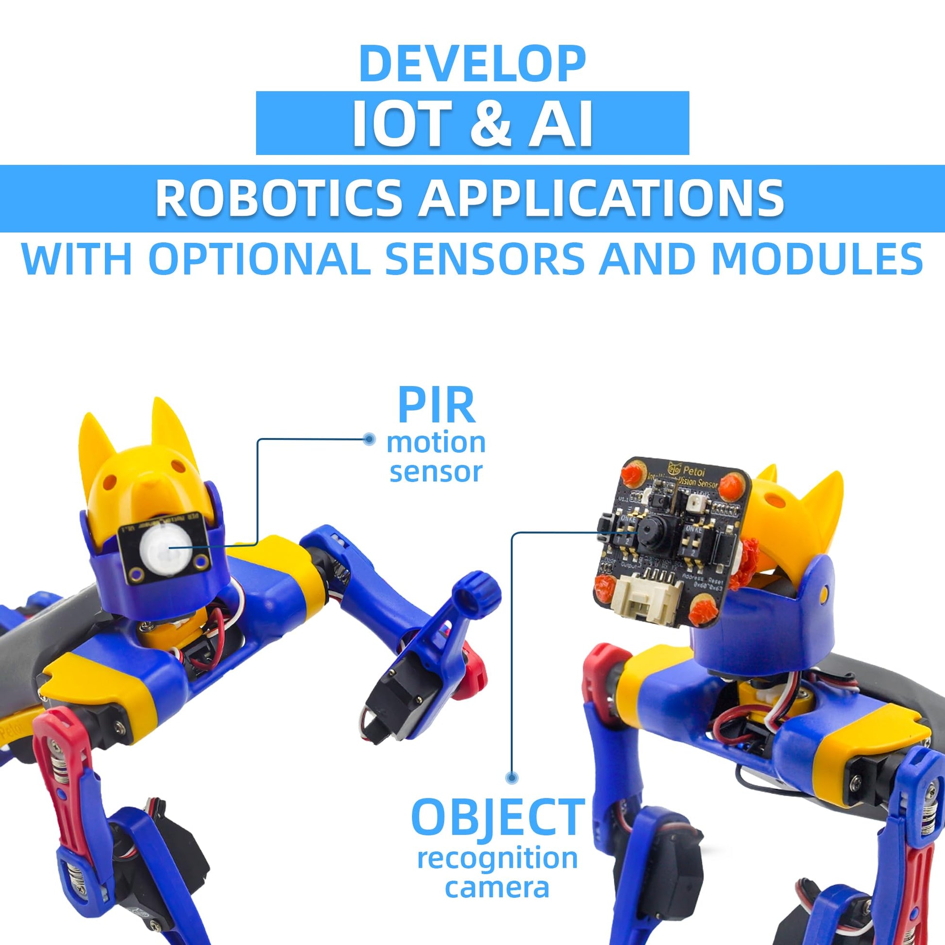 Robot Dog Bittle X (Construction) | Robotics Kit | App & Voice Control Smart Robot | Programmable Open Source Coding Robot Kit | STEM & Robotics Education for Teens, Coders, Geeks, & Students