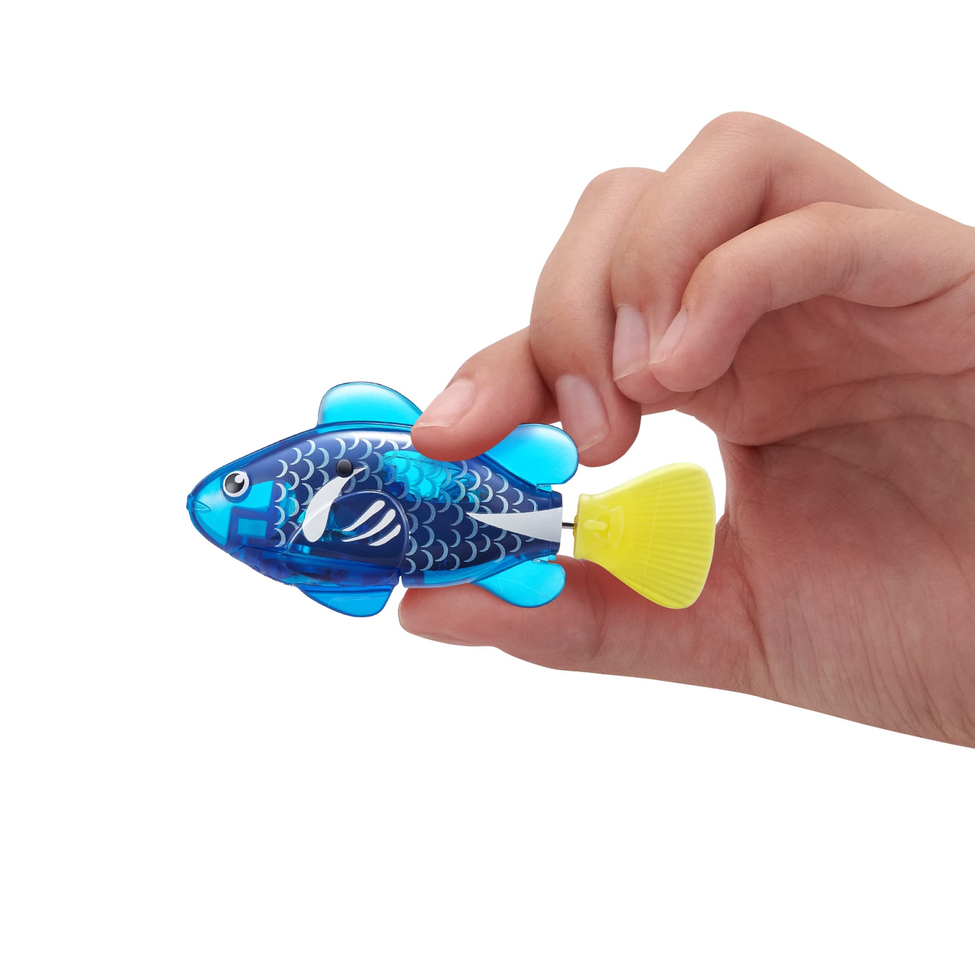 Robo Alive Robo Fish Robotic Swimming Fish (Teal + Orange) by ZURU Water Activated, Changes Color, Comes with Batteries, Amazon Exclusive (2 Pack) Series 3