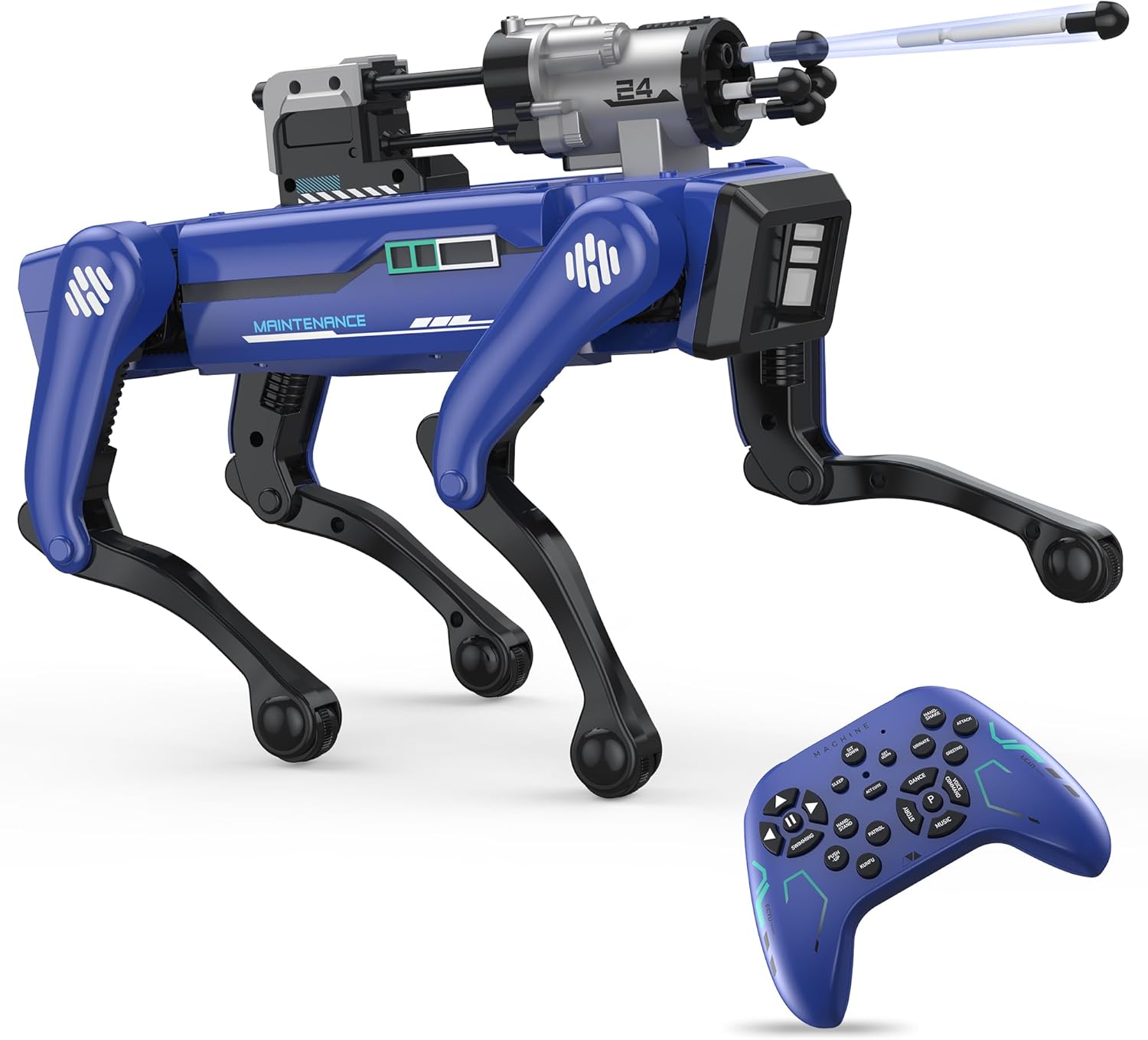 Smart Robot Dog - Interactive STEM Toys with Voice & Remote Control, 30+ Lifelike Actions, Programmable Play, 25m Range, Durable & Safe - Best Gift for Kids 6-12