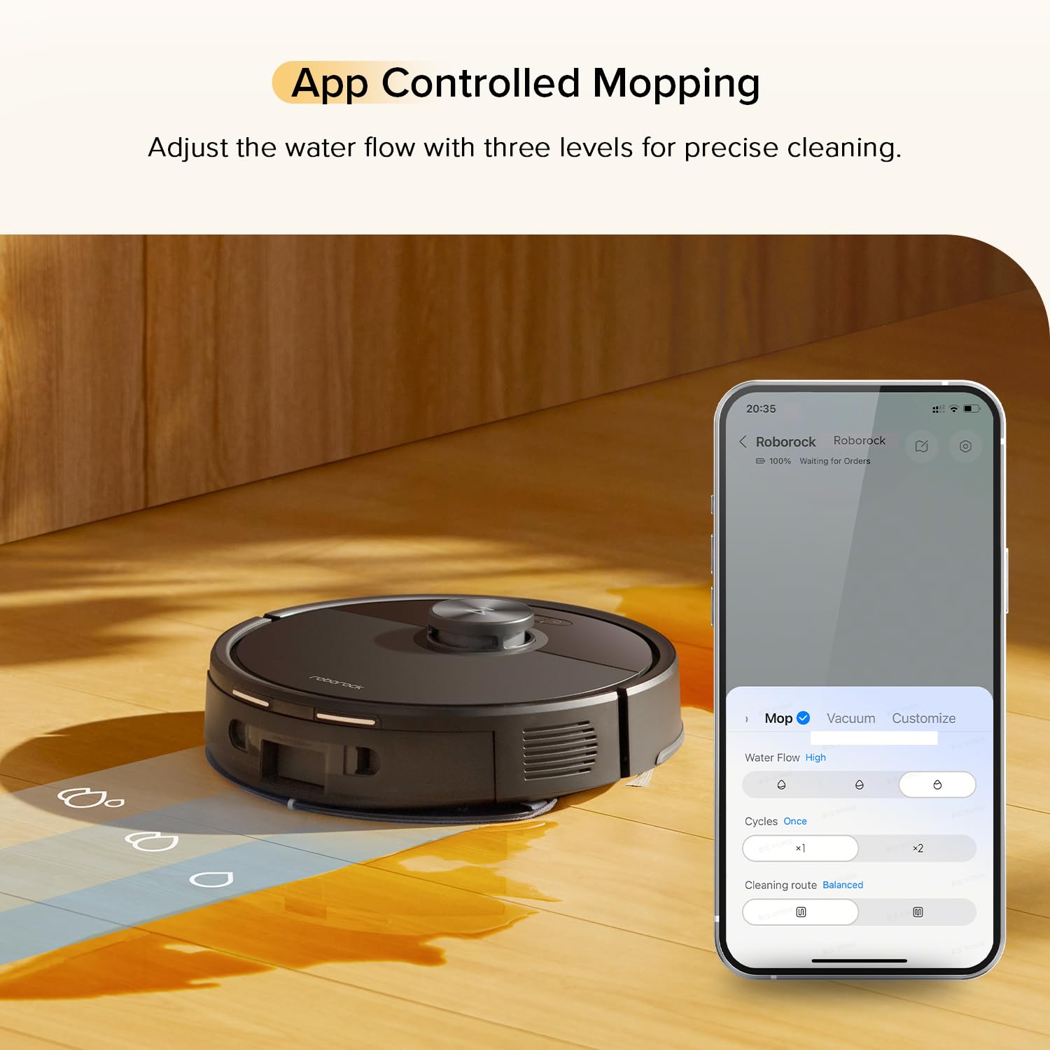 roborock Q7 M5+ Robot Vacuum and Mop, Upgraded from Q5 Max+, 7 Weeks Self-Emptying, 10000Pa Suction, Dual Anti-Tangle System, for Pet Hair & Carpet, PreciSense LiDAR Navigation, App Control, White