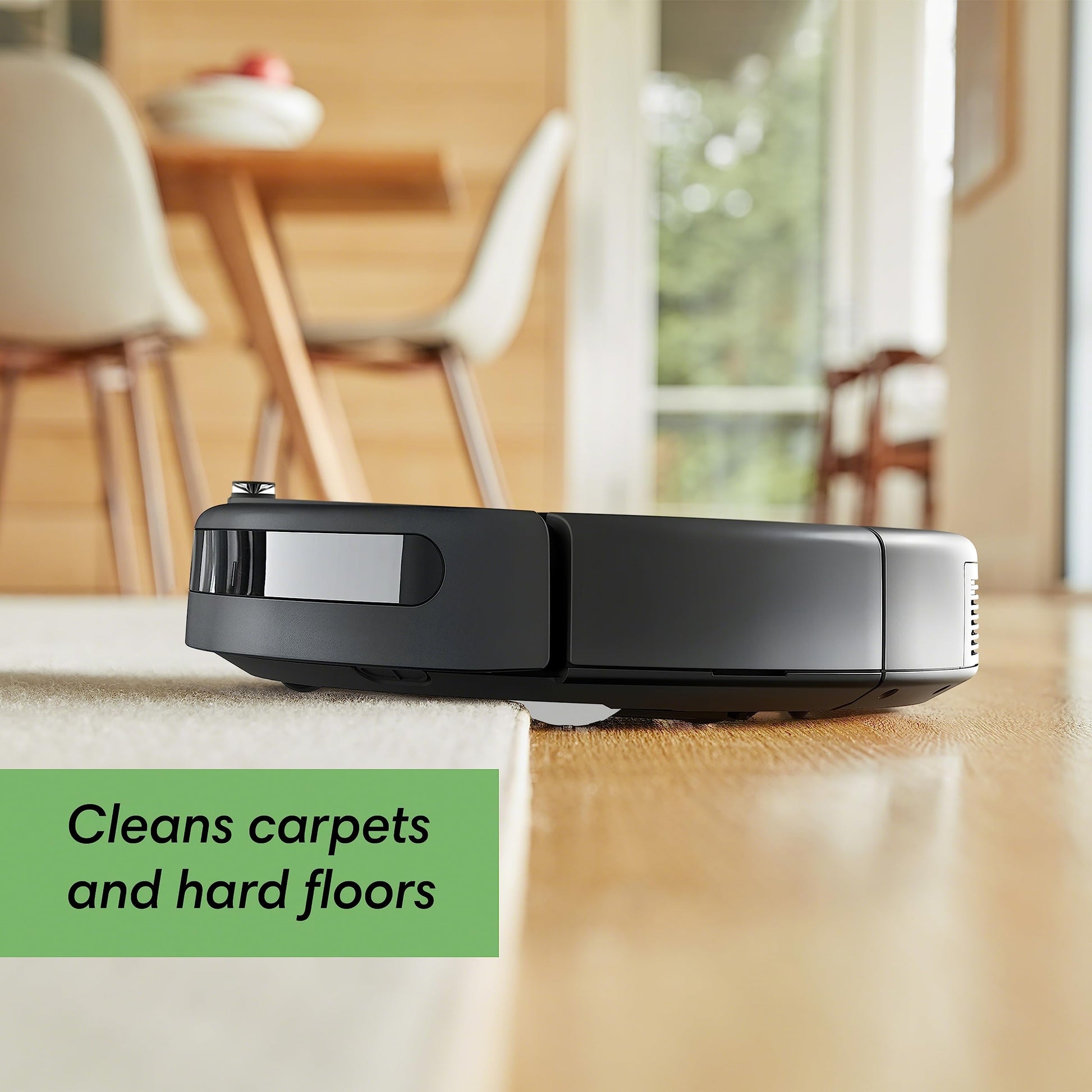 iRobot Roomba Robot Vacuum and Mop Combo (Y0140) - Vacuums & mops, Easy to use, Power-Lifting Suction, Multi-Surface Floors, Smart Navigation, Cleans in Neat Rows, Self-Charging, Bagless, Space-Saving