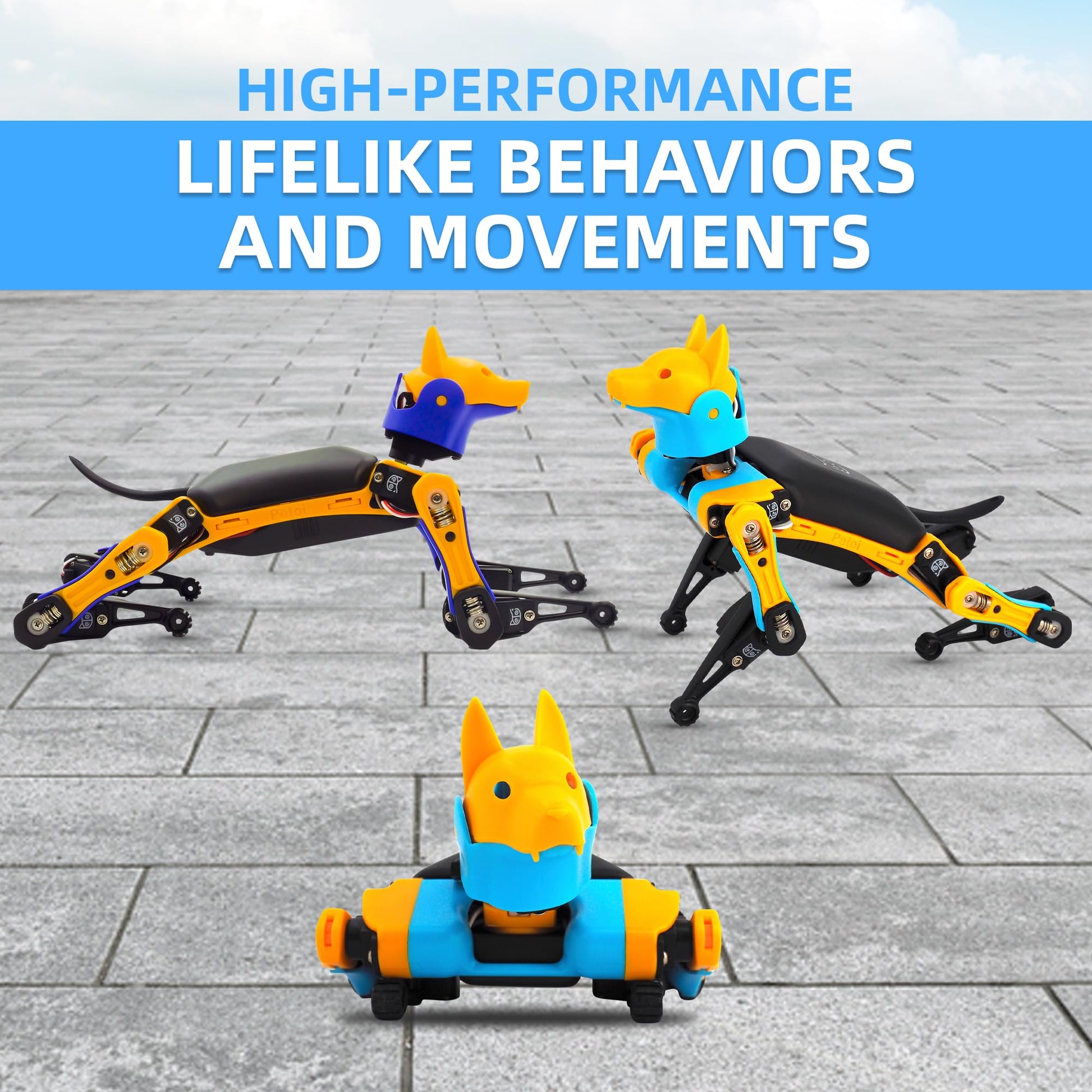 Robot Dog Bittle X (Construction) | Robotics Kit | App & Voice Control Smart Robot | Programmable Open Source Coding Robot Kit | STEM & Robotics Education for Teens, Coders, Geeks, & Students