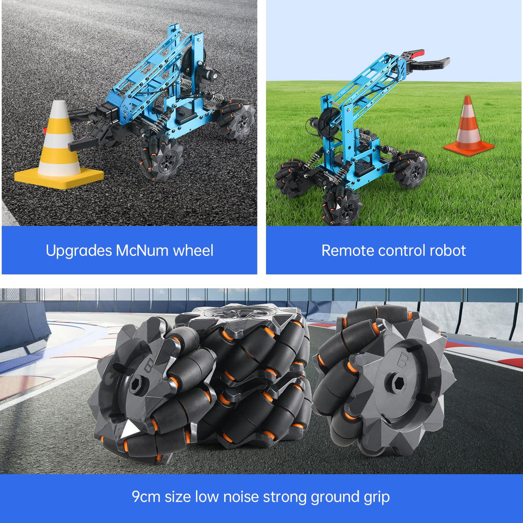 VANLINNY Robotic Arm Kit, Science Kits for Kids Age 8-12, 2-in-1 Stem Toys for Boys Girls -Robot Arm for Kids 12-16, Education Projects Set Gifts for 8+ Years Old Teens, Building Experiment Robotics