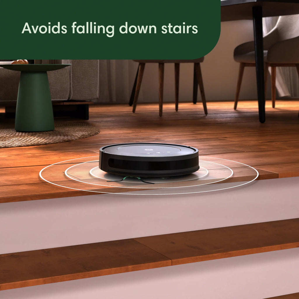 iRobot Roomba Robot Vacuum and Mop Combo (Y0140) - Vacuums & mops, Easy to use, Power-Lifting Suction, Multi-Surface Floors, Smart Navigation, Cleans in Neat Rows, Self-Charging, Bagless, Space-Saving