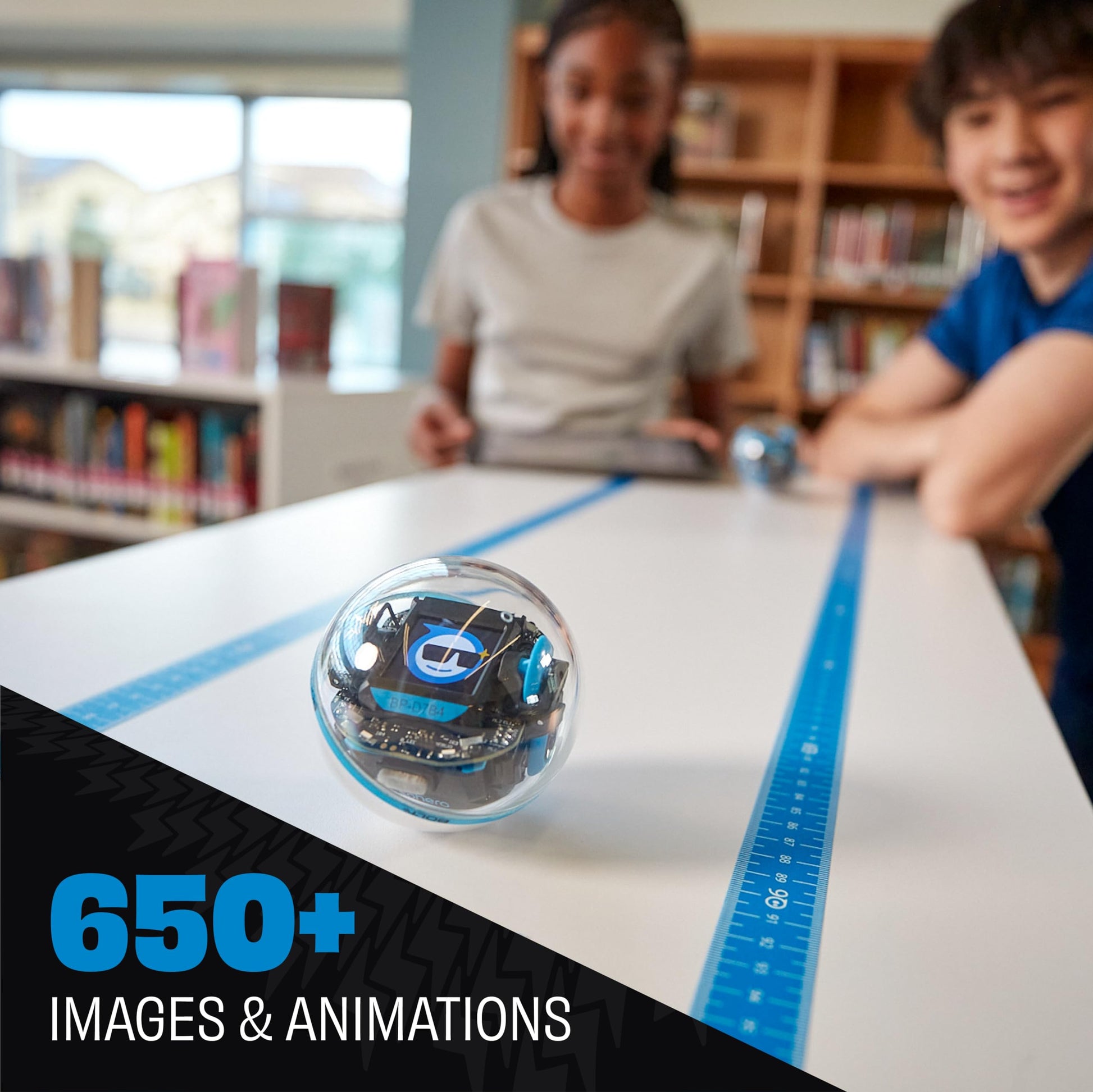 Sphero Bolt - Coding Robot Ball - Beginner to Advanced Programming - Ages 8+ - Learn to Code 3 Ways: Draw, Blocks, Javascript - Programmable Sensors - LED Matrix - Durable and Waterproof Design