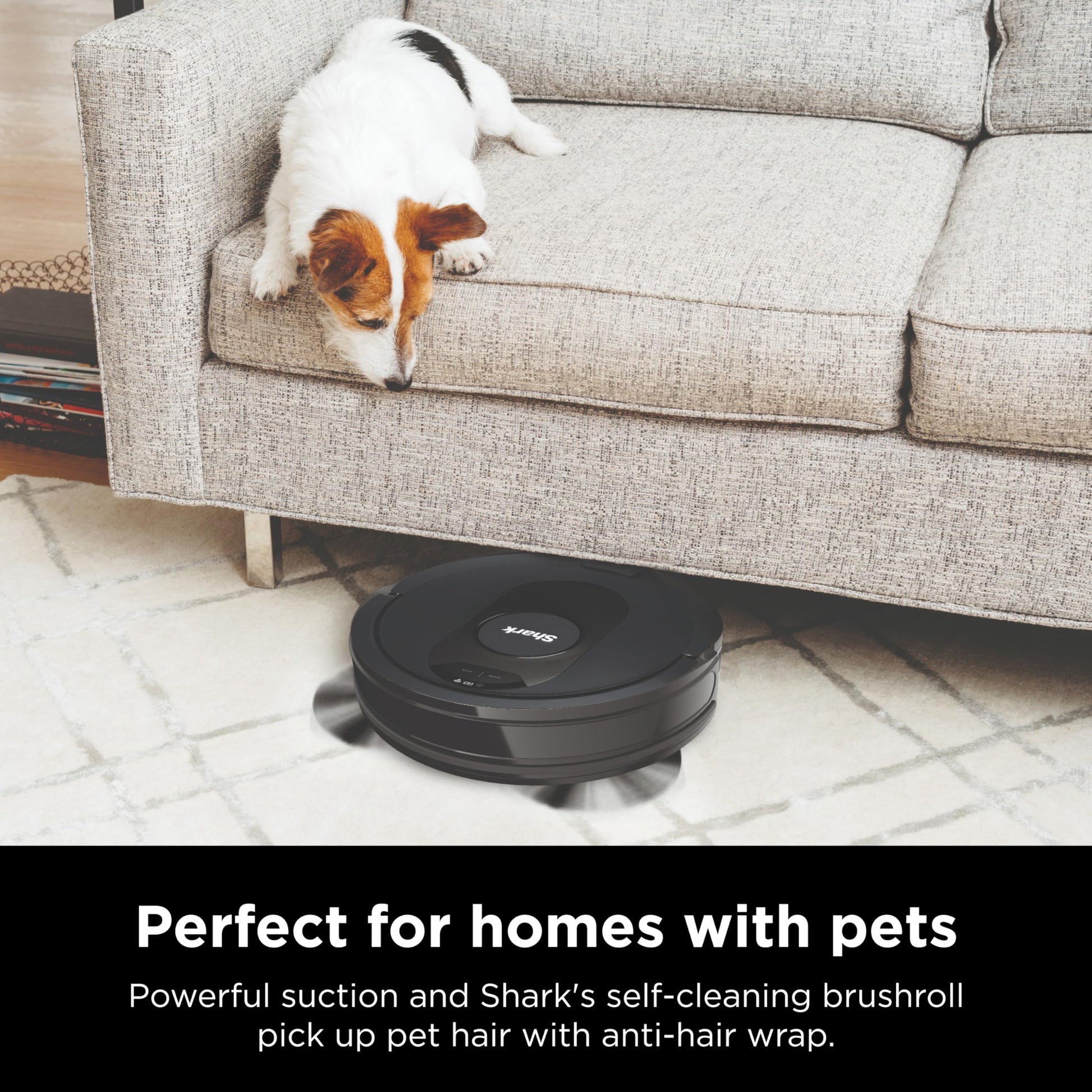 Shark AI Ultra Voice Control Robot Vacuum with Matrix Clean Navigation, Home Mapping, 60-Day Capacity, XL Self-Empty Base for Homes with Pets, Carpet & Hard Floors, Cool Grey