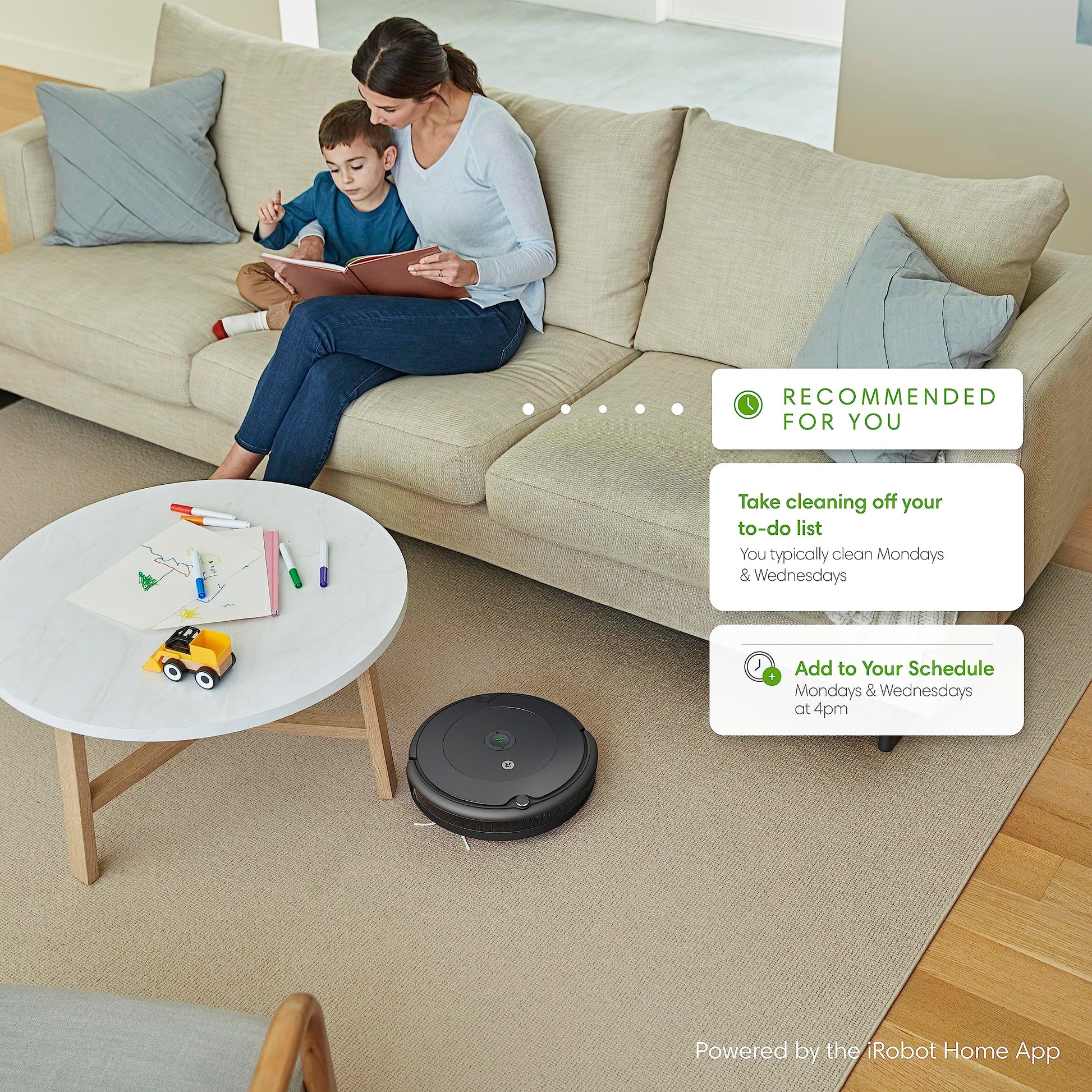 iRobot Roomba Robot Vacuum and Mop Combo (Y0140) - Vacuums & mops, Easy to use, Power-Lifting Suction, Multi-Surface Floors, Smart Navigation, Cleans in Neat Rows, Self-Charging, Bagless, Space-Saving